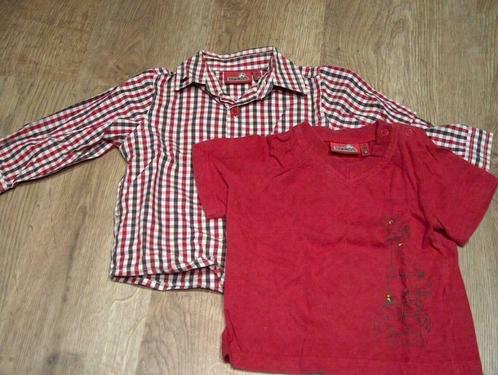 t-shirt en hemd van Bumba (JBC) maat 74, Kinderen en Baby's, Babykleding | Maat 74, Gebruikt, Jongetje, Setje, Ophalen of Verzenden