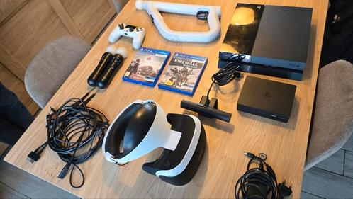 Playstation 4 inclusief vr-set met gratis shooter controller, Games en Spelcomputers, Virtual Reality, Gebruikt, Camera, Ophalen of Verzenden