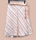 ✨️H&M Linnen Rok - Maat 38 - Beauty in Topstaat✨️, Kleding | Dames, Rokken, Maat 38/40 (M), H&M, Wit, Ophalen of Verzenden
