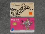 Cartes de téléphone Orange PrePay et MOBIB Tintin et Milou, Verzamelen, Telefoonkaarten, Ophalen of Verzenden
