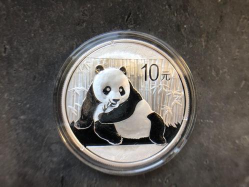 2015 China - Panda - 1 oz silver, Timbres & Monnaies, Monnaies | Asie, Monnaie en vrac, Asie du Sud Est, Argent, Enlèvement ou Envoi