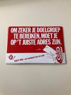 Sticker Direct Mail - post, Collections, Marques & Objets publicitaires, Enlèvement ou Envoi