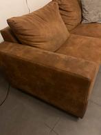 2 zit zetel cognac, Huis en Inrichting, Ophalen, 150 tot 200 cm, Tweepersoons, Zo goed als nieuw