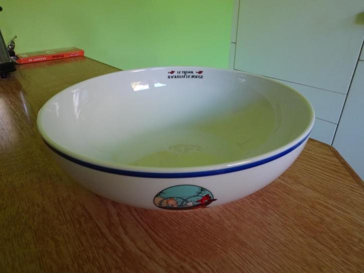 Saladeschotel met Kuifje - Le Trésor de Rackham le Rouge -, Verzamelen, Stripfiguren, Nieuw, Gebruiksvoorwerp, Kuifje, Ophalen of Verzenden