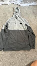 Grijze windjacket van under armour voor heren, Kleding | Heren, Sportkleding, Ophalen, Maat 48/50 (M), Overige typen, Zo goed als nieuw