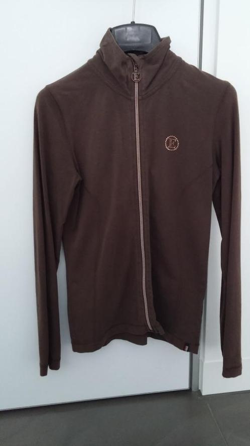 Bruine sportvestje van Esprit maat S, achteraan met glitters, Kleding | Dames, Sportkleding, Zo goed als nieuw, Fitness of Aerobics