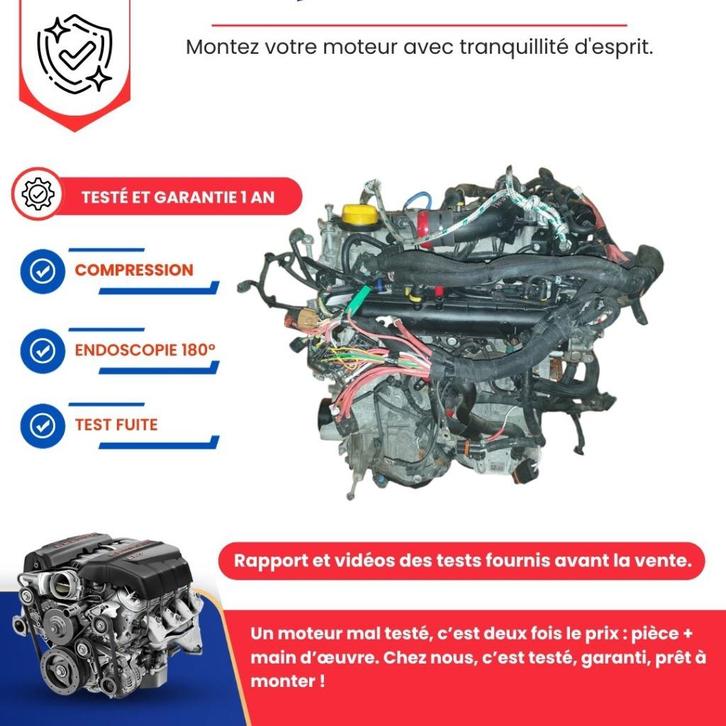 Renault Clio Captur Megane IV Scenic 1.2 TCE-motor, Auto-onderdelen, Motor en Toebehoren, Renault, Nieuw, Ophalen of Verzenden
