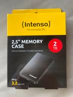 INTENSO MEMORY CASE 2TB (Externe HDD Nieuw en ongebruikt), Informatique & Logiciels, Intenso, HDD, Envoi, USB