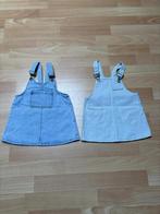 Jeanskleedjes te koop, Kinderen en Baby's, Babykleding | Maat 80, Ophalen, Gebruikt, Meisje, Jurkje of Rokje