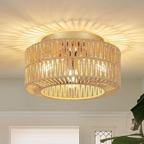 Plafonnier Boho Style Plafondlamp SNELLE GRATIS LEVERING, Huis en Inrichting, Lampen | Plafondlampen, Nieuw, Metaal, Overige materialen
