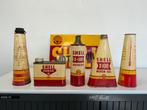 Anciens bidons d'huile SHELL X-100, Collections, Utilisé, Enlèvement ou Envoi, Panneau publicitaire