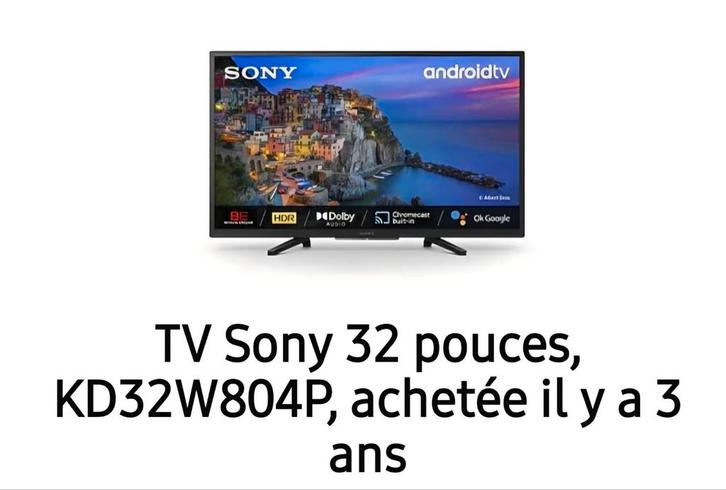 Impeccable petite TV d'appoint 32 pces, achetée en 2023 ,, TV, Hi-fi & Vidéo, Télévisions, Comme neuf, LCD, 80 à 100 cm, HD Ready (720p)