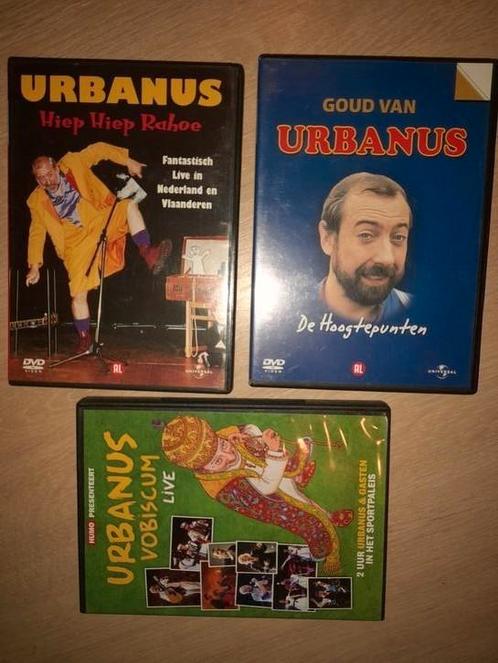 3 dvd's Urbanus; hiep hiep rahoe, goud van ... en Vobiscum, CD & DVD, DVD | Cabaret & Sketchs, Comme neuf, Enlèvement ou Envoi