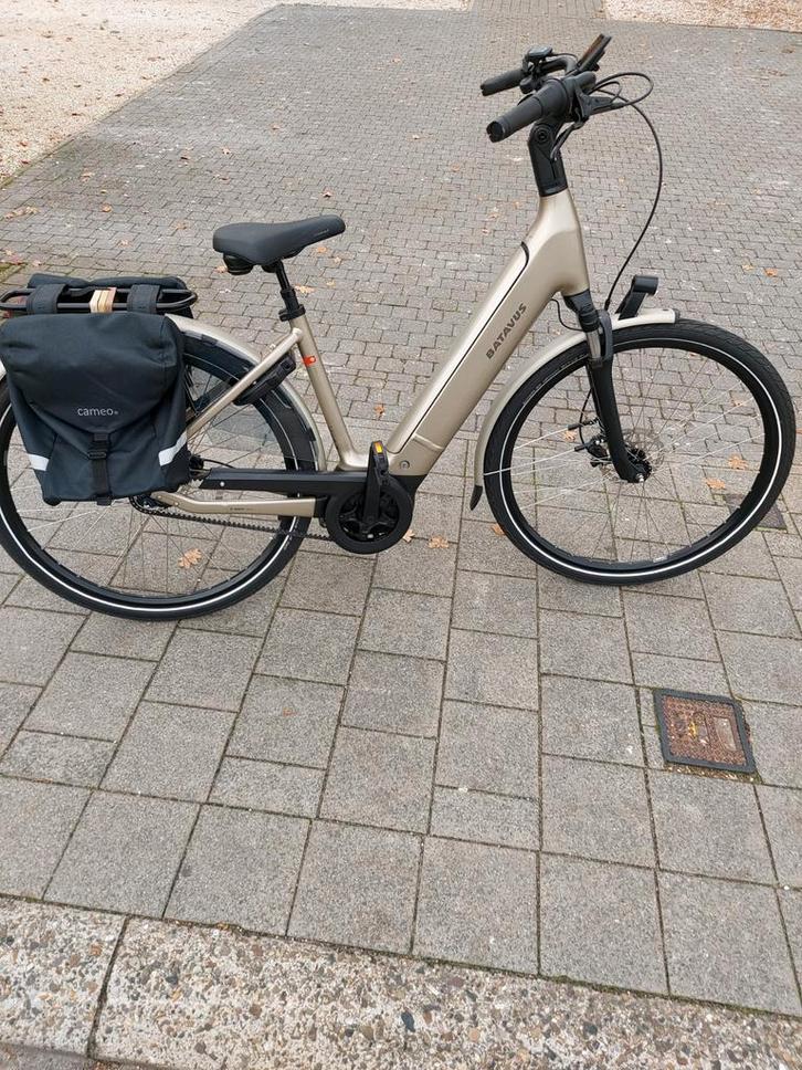 elektrische dames,batavus Finez E-go exclusive. 600km nieuw!, Fietsen en Brommers, Elektrische fietsen, Zo goed als nieuw, Batavus