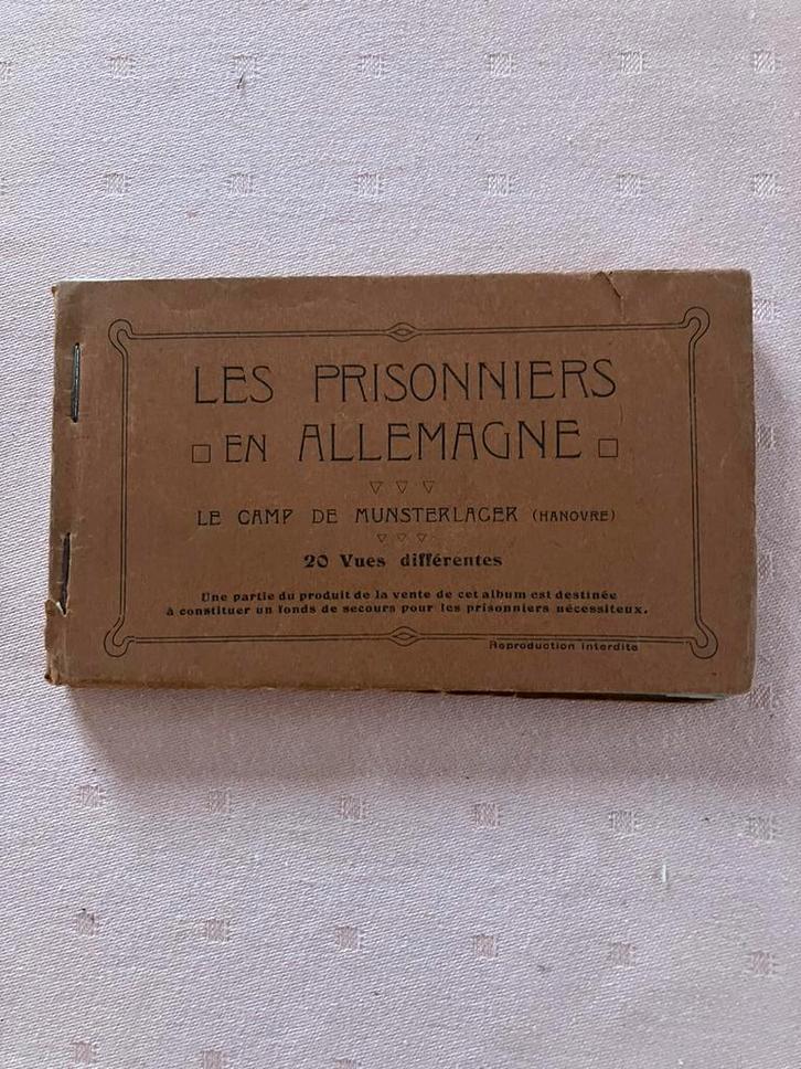 Les prisonniers en Allemagne/camp Munsterlager wo 1, Verzamelen, Postkaarten | Themakaarten, Ophalen of Verzenden