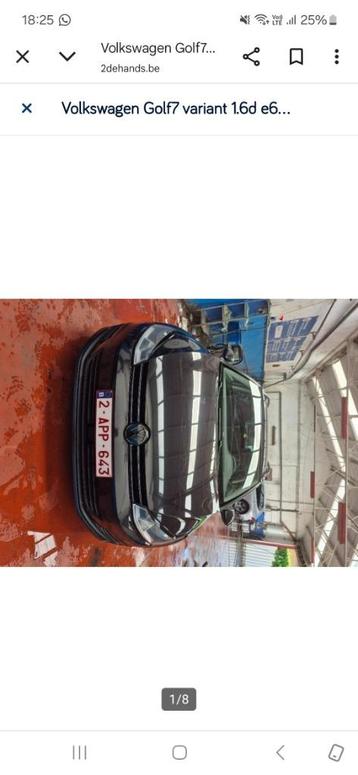 Golf7 variant 1.6BleuTDI Bj 2016 158000km beschikbaar voor biedingen