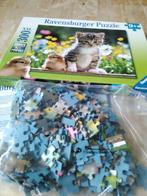 PUZZEL VAN 300 STUKJES, KAT EN KUIKEN, NEGEN, Zo goed als nieuw, Ophalen