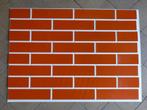 plastieken plaat met muur imitatie - voor bekleding/ decor, Ophalen, Nieuw, Overige materialen, Minder dan 20 mm