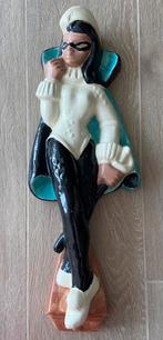 Prachtig polychroom ART DECO wandkeramiek gesigneerd GUÉRIN, Ophalen of Verzenden