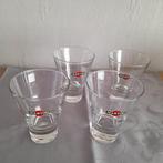 4 mooie glazen Martini ( lot), Ophalen of Verzenden