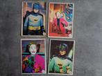 BATMAN kaarten BAT LAFFS  jaren 60 Topps 4x Adam West en Bur, Verzenden