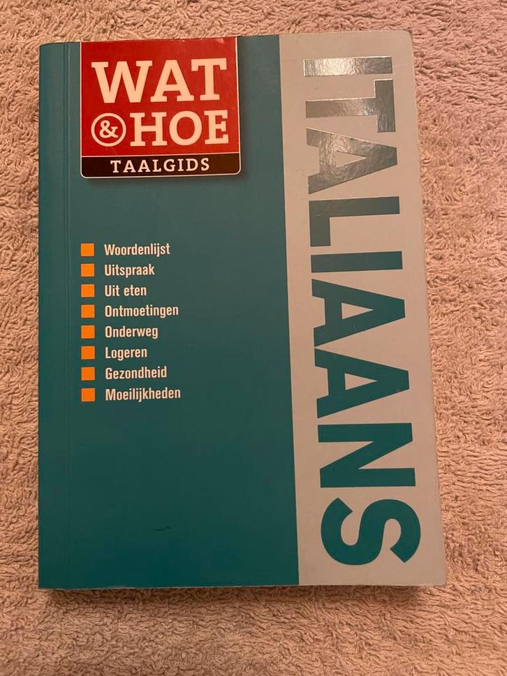 Van Dale Wat & Hoe Italiaans – Handige Taalgids 001, Boeken, Taal | Overige Talen, Zo goed als nieuw, Non-fictie, Ophalen