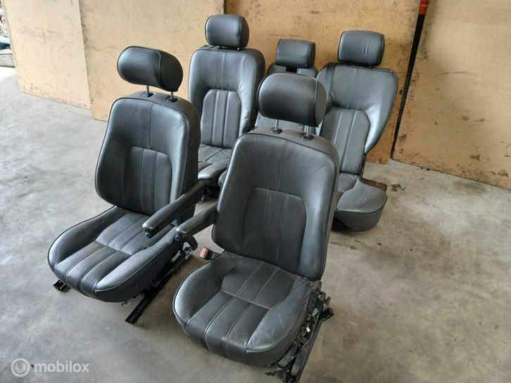 Stoelen Achterbank Range Rover L322 Vogue Zwart Leer Zetels, Auto-onderdelen, Interieur en Bekleding, Land Rover, Gebruikt, Ophalen of Verzenden