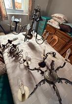 2 lusters en 2 muur armaturen, Huis en Inrichting, Lampen | Kroonluchters, Ophalen