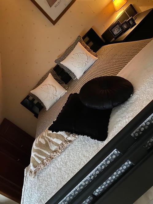 EXCLUSIEVE PRACHTIGE ZWARTE MODERNE SLAAPKAMER, Huis en Inrichting, Woonaccessoires | Overige, Ophalen