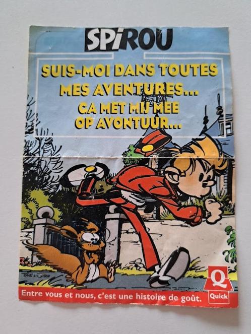 Vintage Spirou - Brochure rapide - Bon état, Collections, Jouets miniatures, Comme neuf, Enlèvement ou Envoi