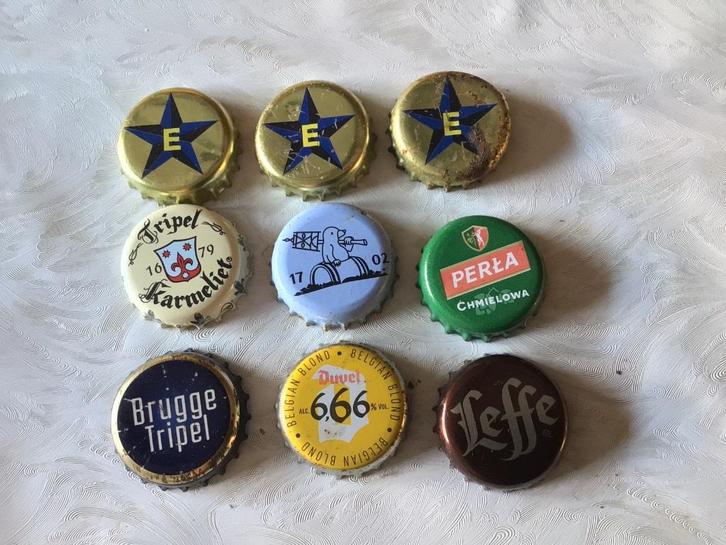 Bier kroonkurken Timmermans, Haacht, enz, Verzamelen, Biermerken, Duvel, Ophalen of Verzenden