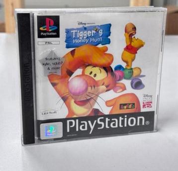 Tigger's Honey Hunt PS1 PlayStation 1, 2000 Disney + boekje beschikbaar voor biedingen