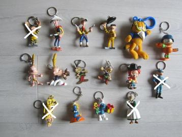 Personnages de bd en porte-clé - 2,00Eur / pièce disponible aux enchères