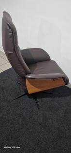 Prachtige leren fauteuil., Ophalen, Gebruikt, Leer