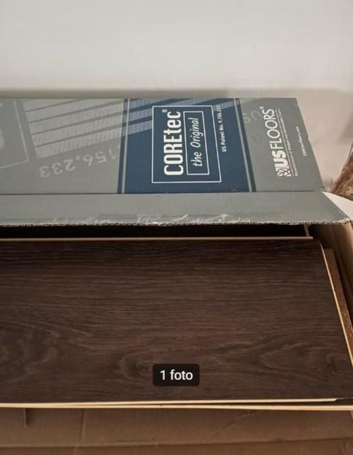 Coretec PVC vloer, Doe-het-zelf en Bouw, Vloerdelen en Plavuizen, Nieuw, Parket, Kunststof, 10 m² of meer, Ophalen