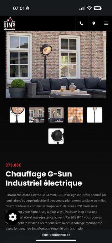 2 chauffages  G-sun neuf, Marque Fargau beschikbaar voor biedingen