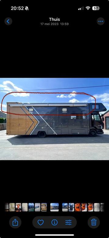 Luifel vrachtwagen: rol + zeil  beschikbaar voor biedingen