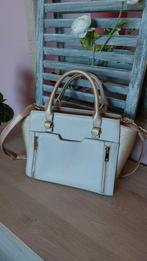 Sac élégant crème 2 tons, Handtassen en Accessoires, Tassen | Damestassen, Ophalen, Zo goed als nieuw