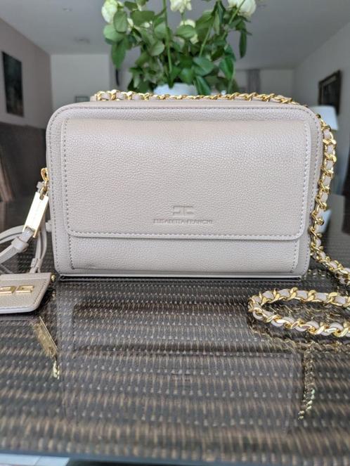 Schoudertas  Elisabetta Franchi, Handtassen en Accessoires, Tassen | Schoudertassen, Zo goed als nieuw, Overige merken, Beige