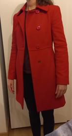 Jas stof Benetton rood, Kleding | Dames, Maat 38/40 (M), Benetton, Ophalen of Verzenden, Zo goed als nieuw