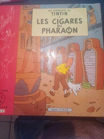 Vinyl Kuifje en de sigaren van de farao beschikbaar voor biedingen