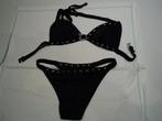 Ensemble soutien et culotte (ou bikini ??), Ophalen, Zwart, Setje
