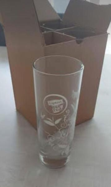 4 verres Lipton Ice tea neufs (dans leur boite), Enlèvement, Neuf, Autres types