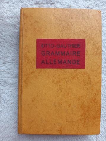 Emile Otto et Godefroi Süpfle, Grammaire allemande, Enlèvement ou Envoi, Emile Otto, Utilisé, Non-fiction