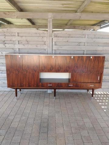 Vintage mid century highboard | wandkast | barkast palissand beschikbaar voor biedingen