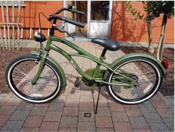 Nogan Harley Kinderfiets 20 inch Leger Groen beschikbaar voor biedingen