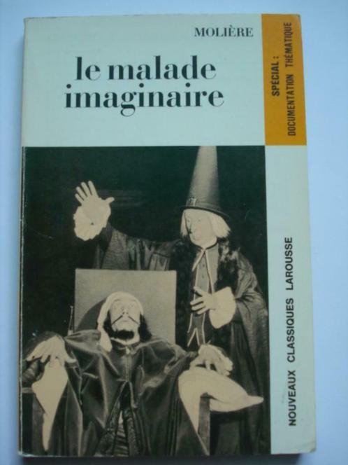 12. Molière Le malade imaginaire Classiques Larousse 1970, Livres, Littérature, Utilisé, Europe autre, Envoi
