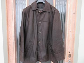 Lederen vest smal., Enlèvement, Porté, Brun