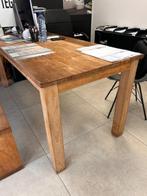 TAFEL IN TEAK, Huis en Inrichting, Tafels | Eettafels, Ophalen, Gebruikt, Teakhout, 50 tot 100 cm