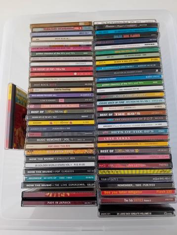 Lot 65 oldies cd's 